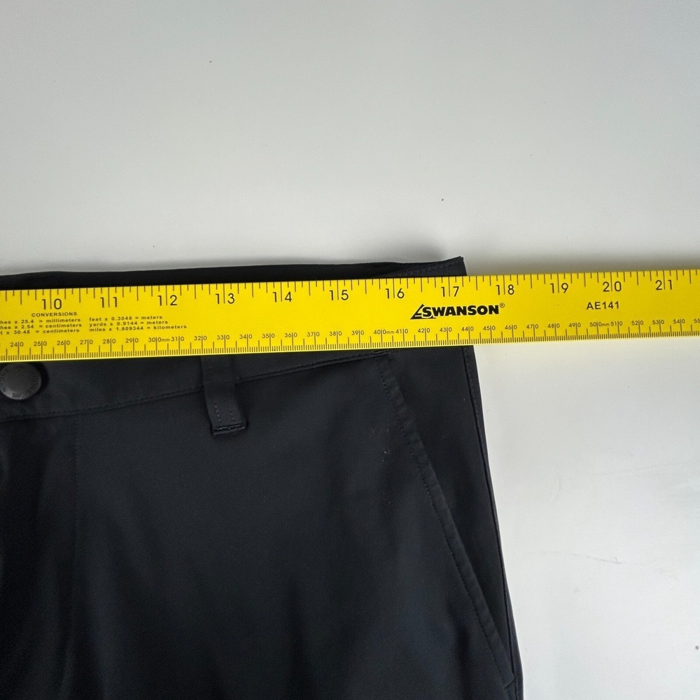Rhone Commuter Pants Mens 33 (Actual 34x32) Black Stretch Chino Straight - Picture 11 of 15